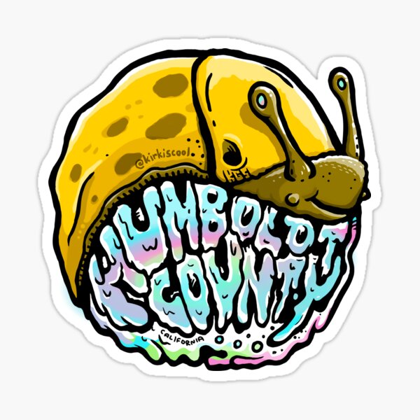 Humboldt Banana Slug Sticker