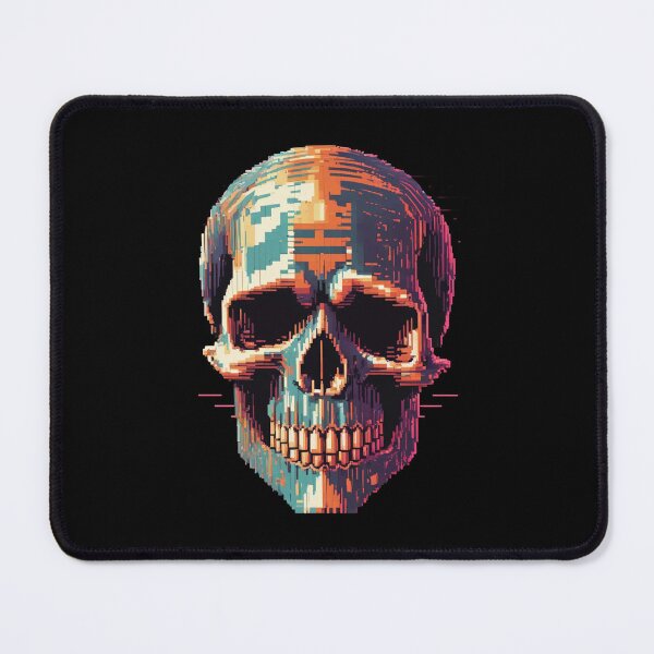 Item preview, Retro Skull, 8-Bit, Glitching, Pixel Art designed and sold by Burn-Ego.