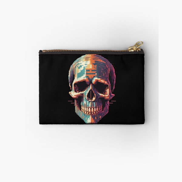 Item preview, Retro Skull, 8-Bit, Glitching, Pixel Art designed and sold by Burn-Ego.