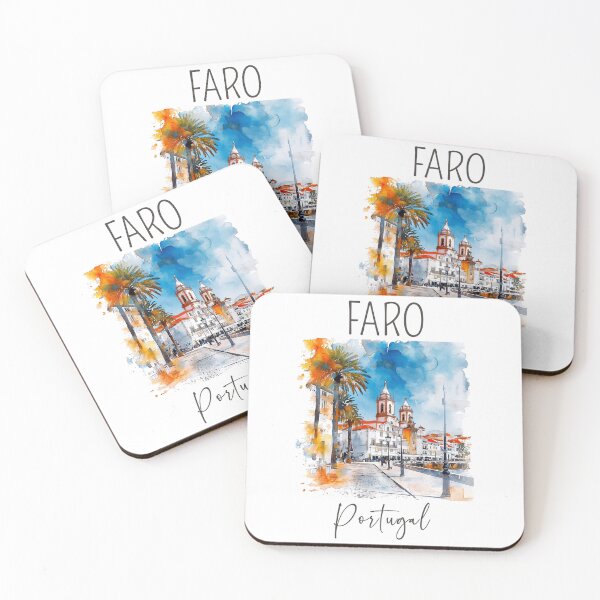 Item preview, Watercolor Design of Faro - Portugal  designed and sold by Sketch-Shack.