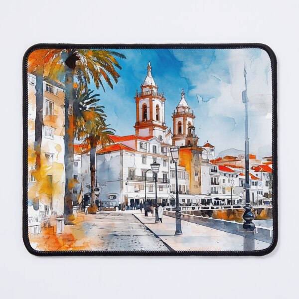 Item preview, Watercolor Design of Faro - Portugal  designed and sold by Sketch-Shack.
