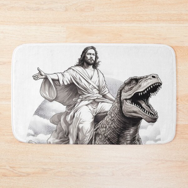Item preview, Dinosaur Jesus 420 | AI Punk Aesthetic HD designed and sold by scudpunk.