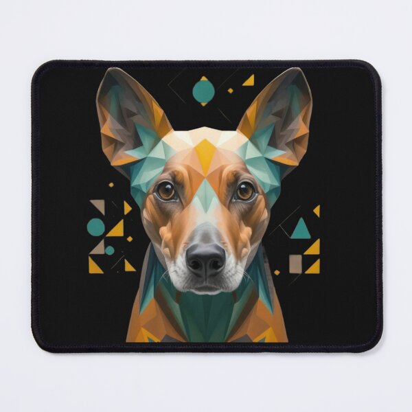Item preview, Pinshcer Geometric Dog Wild Logo designed and sold by ArtByKubina.
