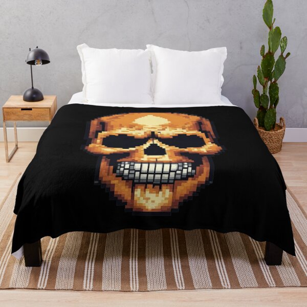 Item preview, 8-Bit Skull, Retro Graphics, Pixel Art designed and sold by Burn-Ego.