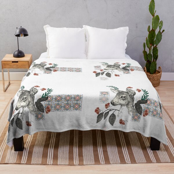 Item preview, Fusion of Deer, Flowers and Anatolian Patterns designed and sold by atelierhol.