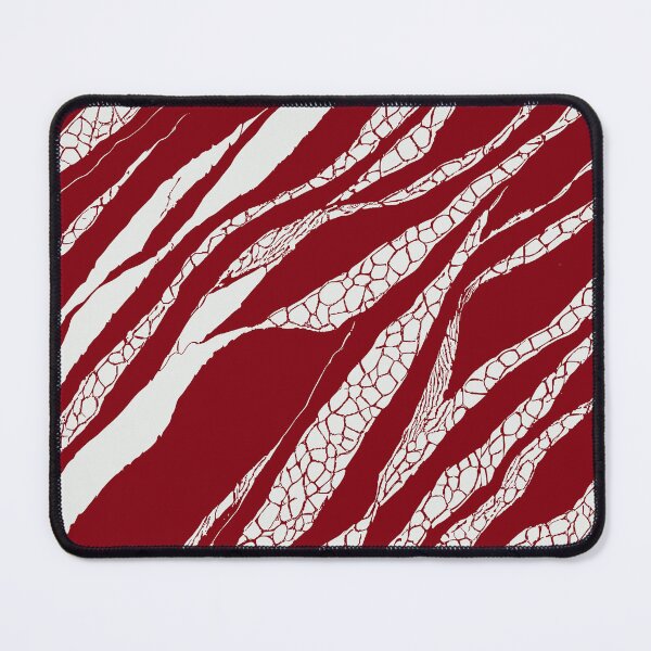 Item preview, Red and White Textured Stripes designed and sold by ColorfulVanilla.