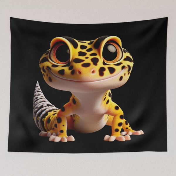 Item preview, Cute classic leopard gecko designed and sold by MaddiePattern.