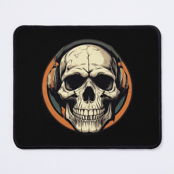 Item preview, DJ Skull Logo, Retro Graphics, Cyberpunk designed and sold by Burn-Ego.