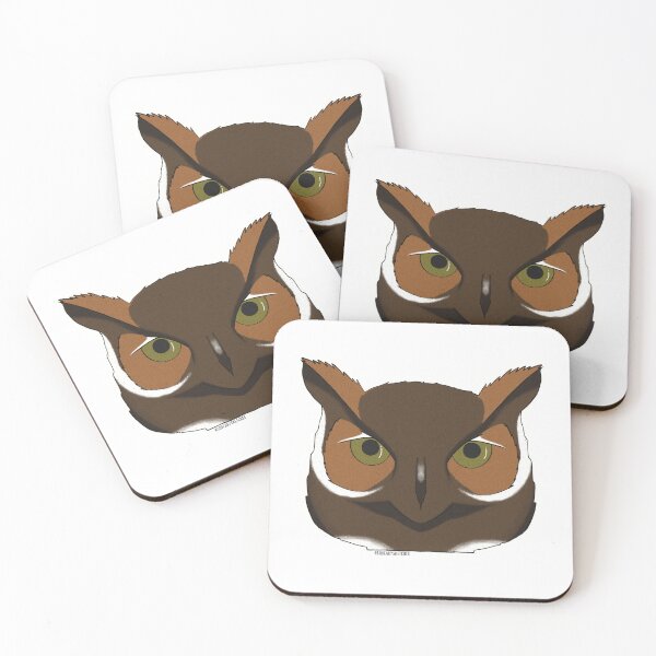 Item preview, Forest Life - Great Horned Owl designed and sold by SqueakySketches.