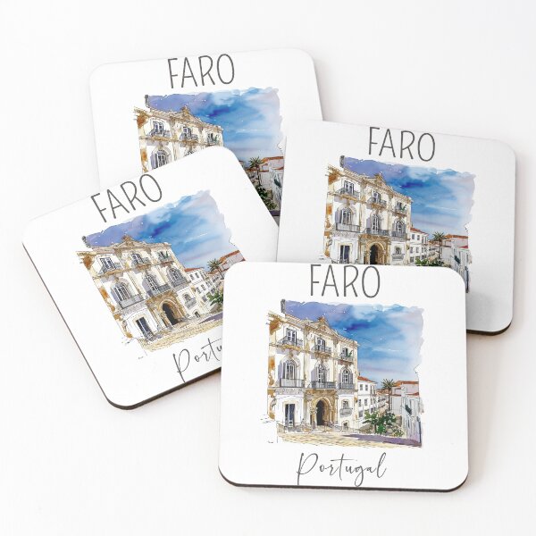 Item preview, Watercolor Design of Faro - Portugal  designed and sold by Sketch-Shack.