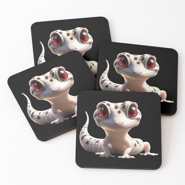 Item preview, Pretty diablo blanco leopard gecko designed and sold by MaddiePattern.