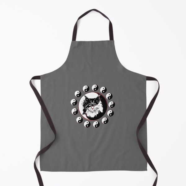 Item preview, yin yang balance harmony design eastern philosophy cat designed and sold by 4rpixs.