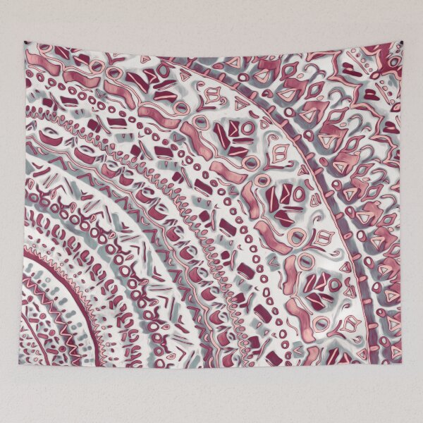 Item preview, Loose Pink Tribal Pattern designed and sold by TigaTiga.