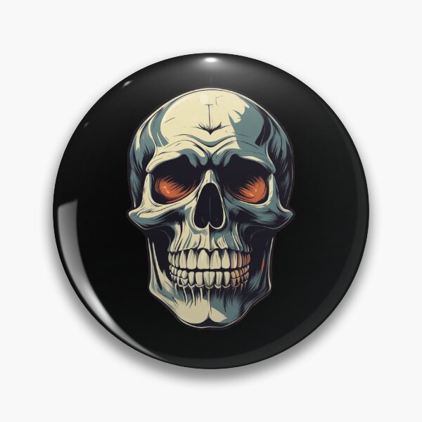 Artikelvorschau, Totenkopf-Design, Retro-Grafik, Cyber Goth entworfen und verkauft von Burn-Ego.