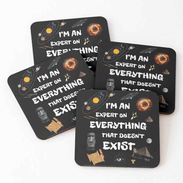 Item preview, Of I'm an expert on everything that doesn't exist-2. Master, Knowledge, Professionalist, depths, Black hole, Quotations, Typography, SPACE SHIPS, galaxy, universe, ancient Egypt, space, comet,  designed and sold by 2012DreamVision.