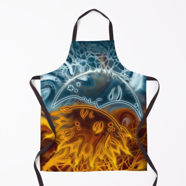 Item preview, Night & Day, digital fluid pour with cells designed and sold by MayGreenAbgrall.
