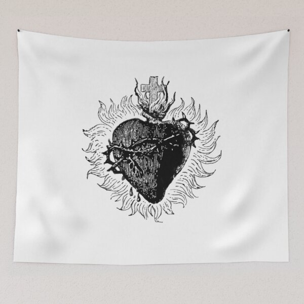 Item preview, Religion Inspired Burning Heart designed and sold by celestialethere.
