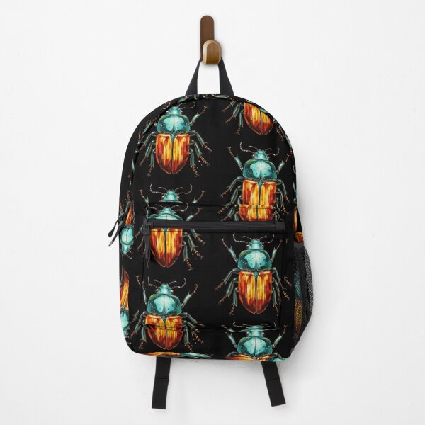 Item preview, Watercolor Multicolored Beetle Insect  designed and sold by HollywoodInked.
