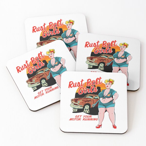Item preview, Rust Belt Girls Body Positive Midwest Rockabilly Pinup designed and sold by Zaftig Pink.