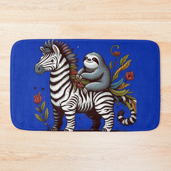 Item preview, CUTE SLOTH AND ZEBR designed and sold by BANKJOB ⭐⭐⭐⭐⭐.