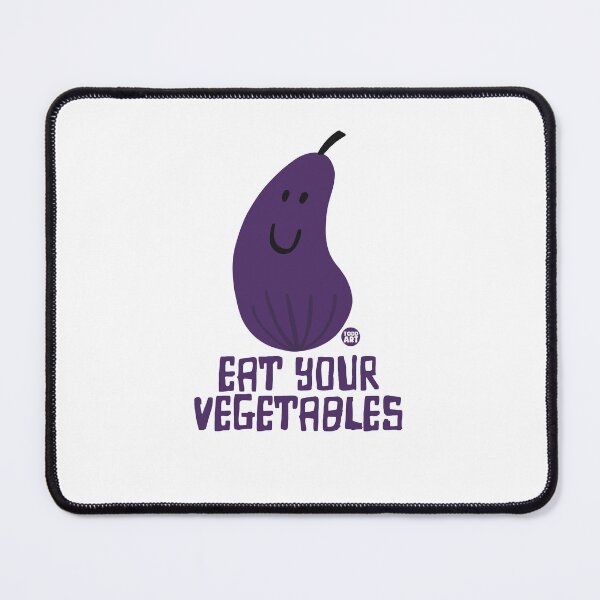 Item preview, EAT YOUR VEGETABLE EGGPLANT designed and sold by TODD GOLDMAN.