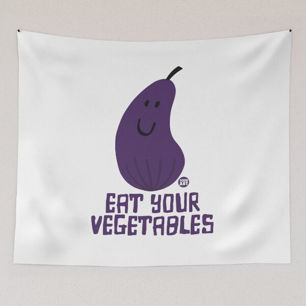 Artikelvorschau, EAT YOUR VEGETABLE EGGPLANT entworfen und verkauft von TODD GOLDMAN.