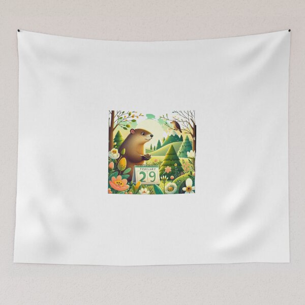 Item preview, Spring's Herald: The Groundhog's Day designed and sold by Fourseason664.