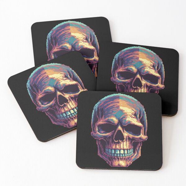 Item preview, Skull, Retro Gaming Design, Pixel Art designed and sold by Burn-Ego.