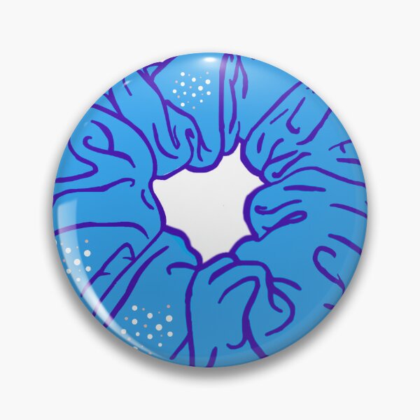 Artikelvorschau, Blauer Scrunchie entworfen und verkauft von Kitimouna.