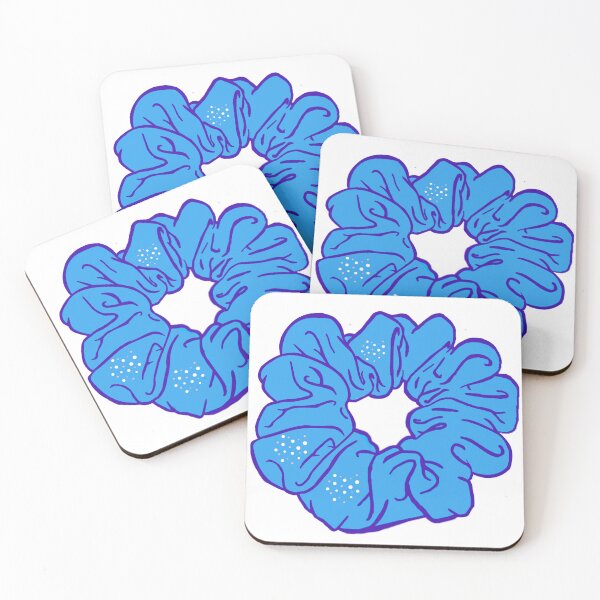 Item preview, Blue Scrunchie designed and sold by Kitimouna.