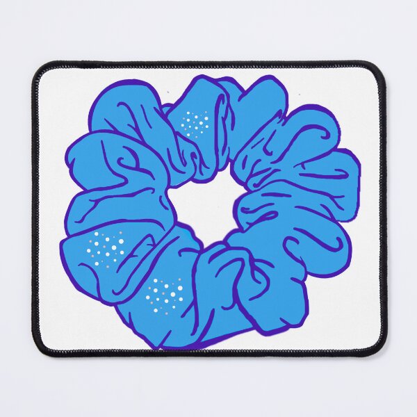 Item preview, Blue Scrunchie designed and sold by Kitimouna.
