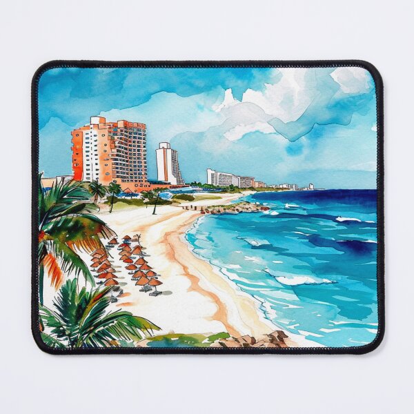 Item preview, Watercolor Design of Cancun - Mexico designed and sold by Sketch-Shack.