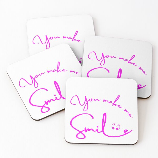 Item preview, You make me smile - pink designed and sold by ALLesROUNDER.