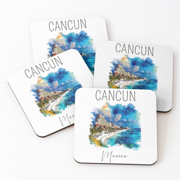 Item preview, Watercolor Design of Cancun - Mexico  designed and sold by Sketch-Shack.
