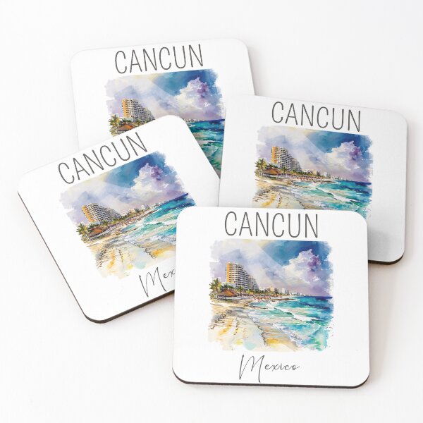 Item preview, Watercolor Design of Cancun - Mexico  designed and sold by Sketch-Shack.