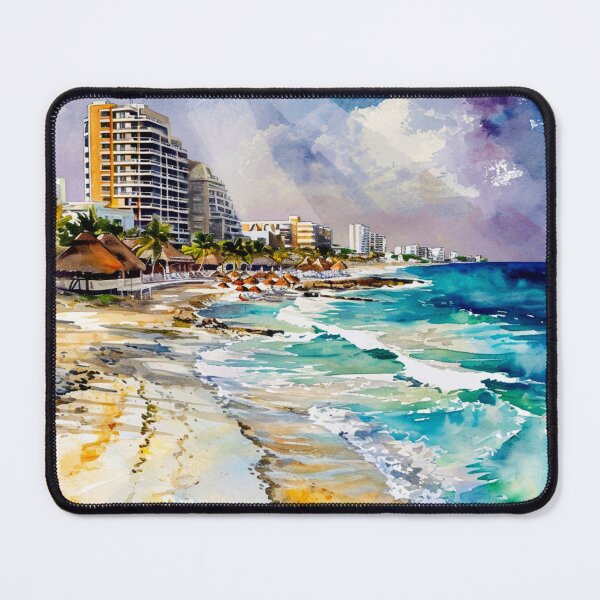 Item preview, Watercolor Design of Cancun - Mexico designed and sold by Sketch-Shack.