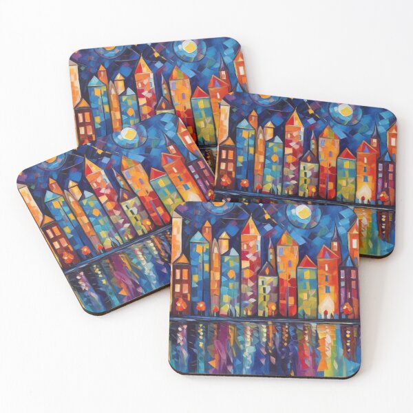 Item preview, Multicoloured Cityscape designed and sold by KilianSzmid.