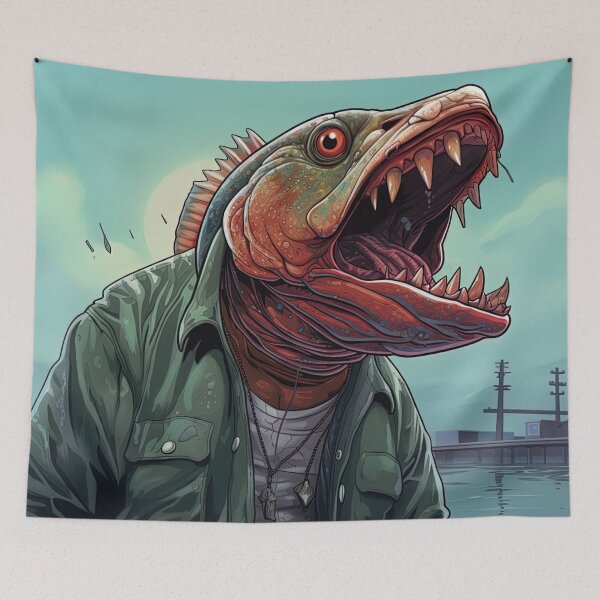 Item preview, Piranha | Hip Hop style designed and sold by ComicsFactory.