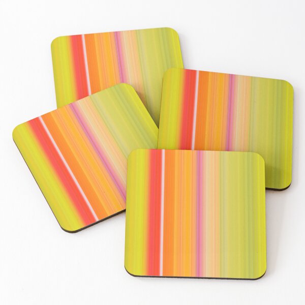 Item preview, Lime Green Orange Stripes designed and sold by FOLK ART FUSION by heidiannemorris.