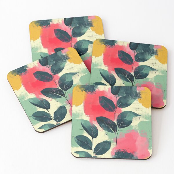 Item preview, Bold Botanicals on Abstract Colorful Backdrop designed and sold by PICbyFemke.