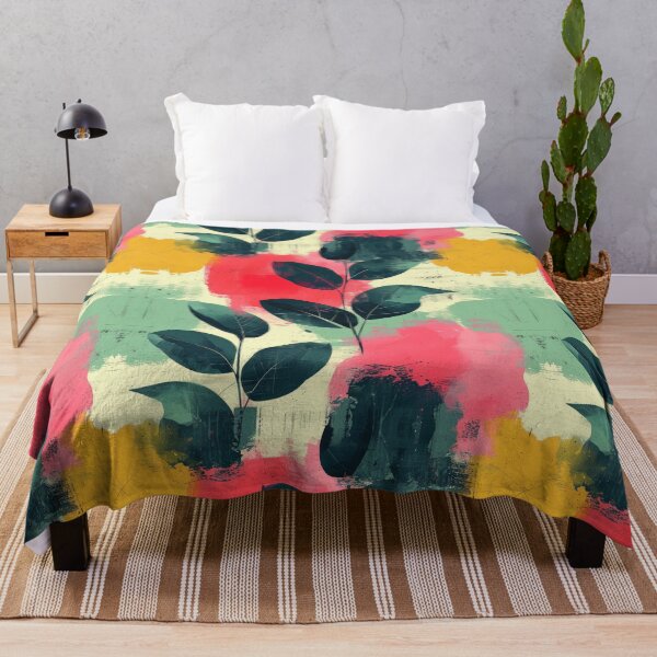 Item preview, Bold Botanicals on Abstract Colorful Backdrop designed and sold by PICbyFemke.