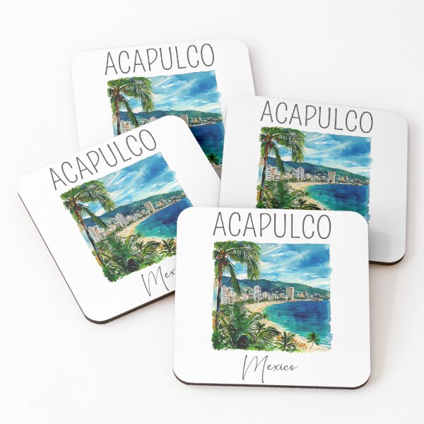 Item preview, Watercolor Design of Acapulco - Mexico  designed and sold by Sketch-Shack.