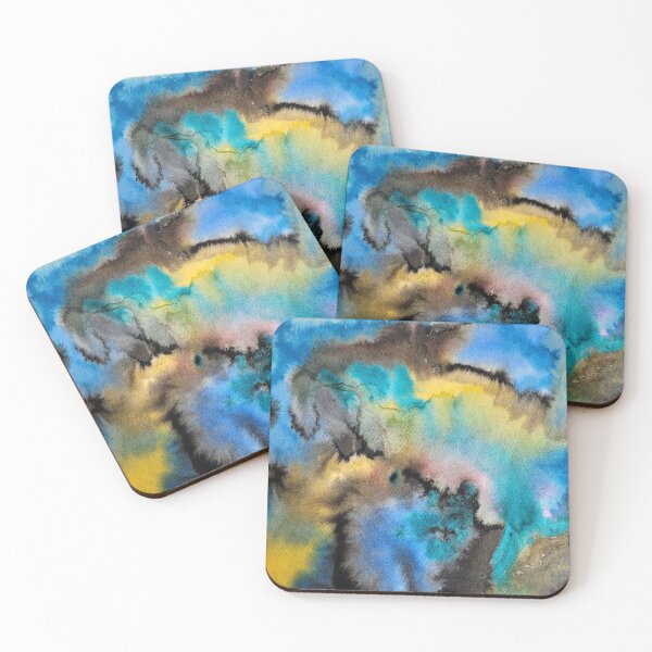 Item preview, Rush of colors: Abstract watercolor in bright tones designed and sold by margikunst.