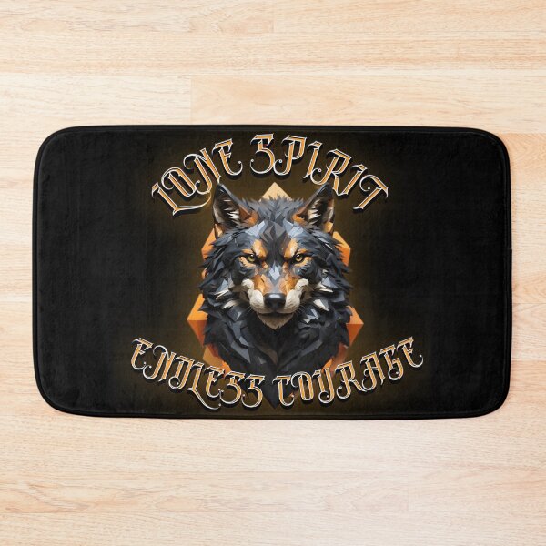 Item preview, Lone Spirit Endless Courage - Lone Wolf Motivation designed and sold by PolygonPinnacle.