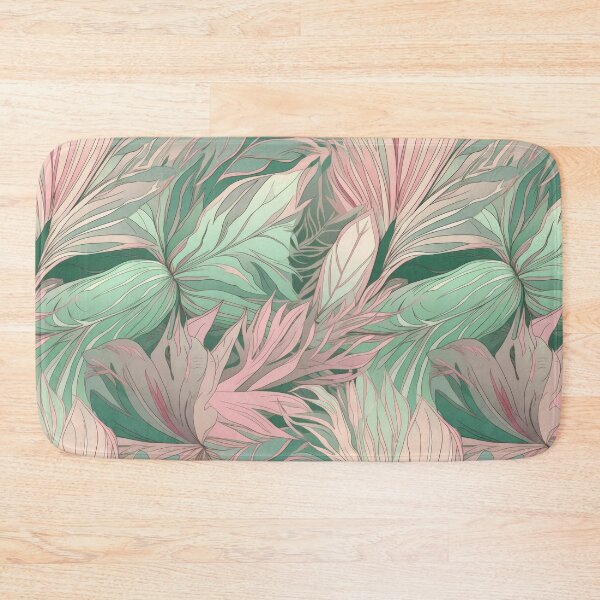 Item preview, Pastel Botanical Elegance in Pink and Green designed and sold by PICbyFemke.