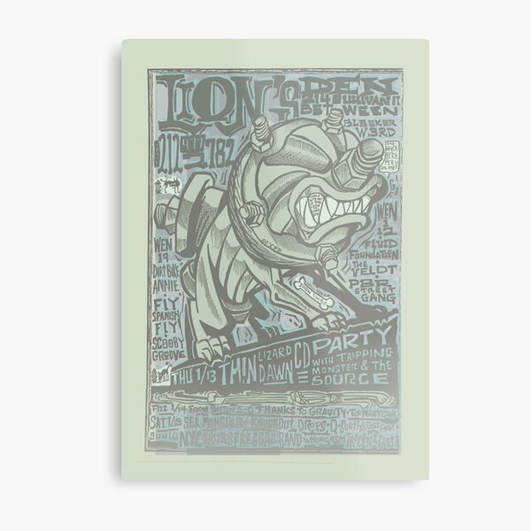 lion's den flyer Metal Print