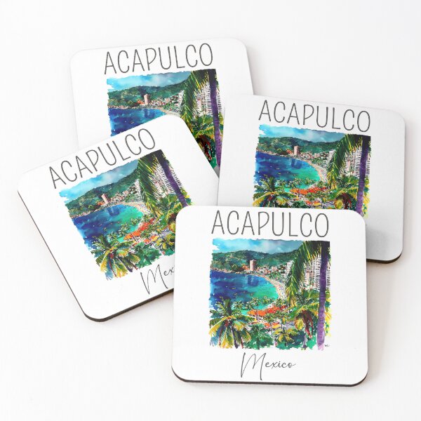 Item preview, Watercolor Design of Acapulco - Mexico  designed and sold by Sketch-Shack.