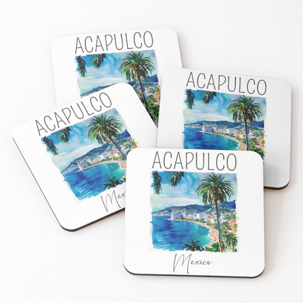 Item preview, Watercolor Design of Acapulco - Mexico  designed and sold by Sketch-Shack.