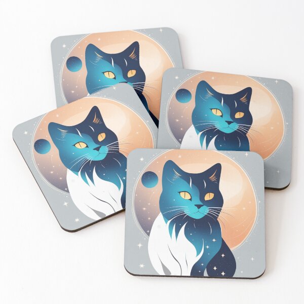 Item preview, Equilibrium Stellar Cat designed and sold by CelestialCosmos.
