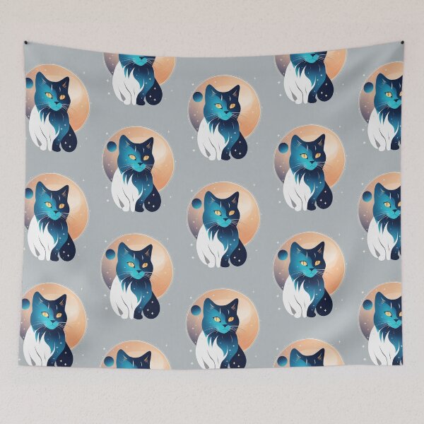 Item preview, Equilibrium Stellar Cat designed and sold by CelestialCosmos.